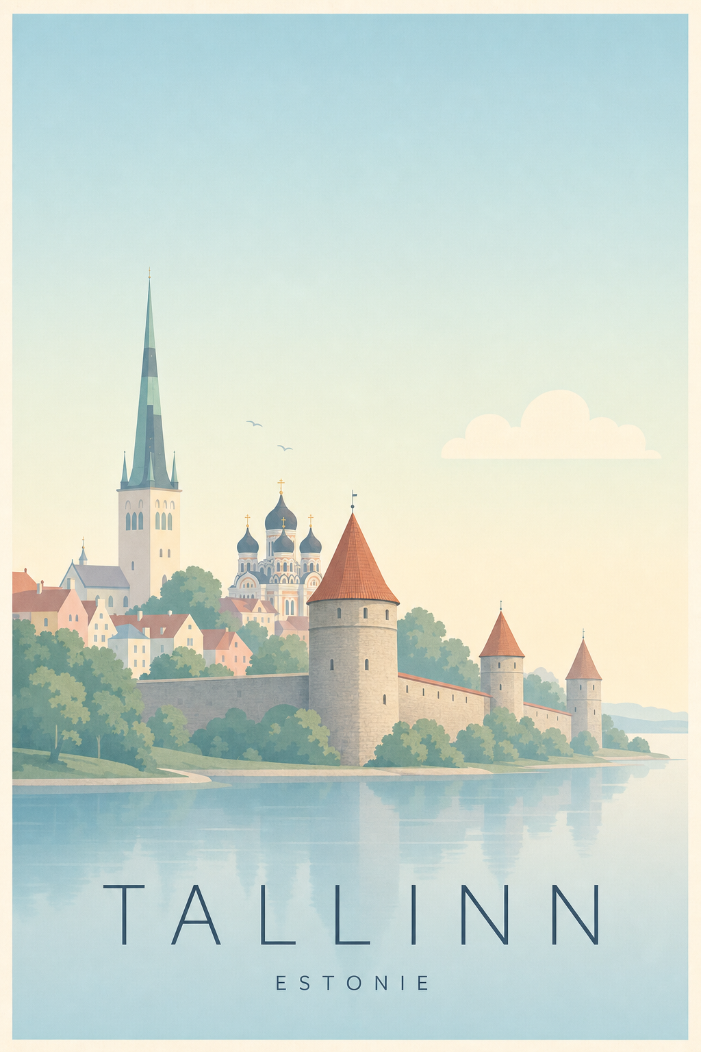Affiche de Tallinn - Poster Calme