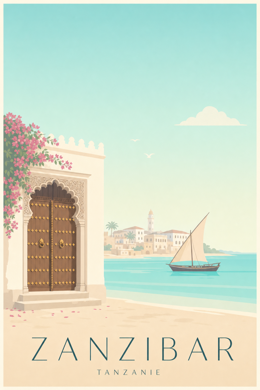 Affiche de Zanzibar - Poster Calme