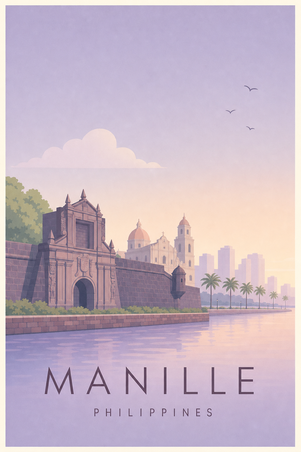 Affiche de Manille - Poster Calme