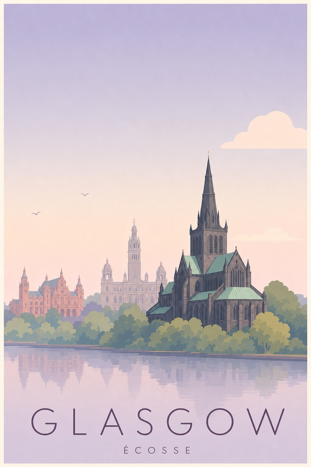 Affiche de Glasgow - Poster Calme