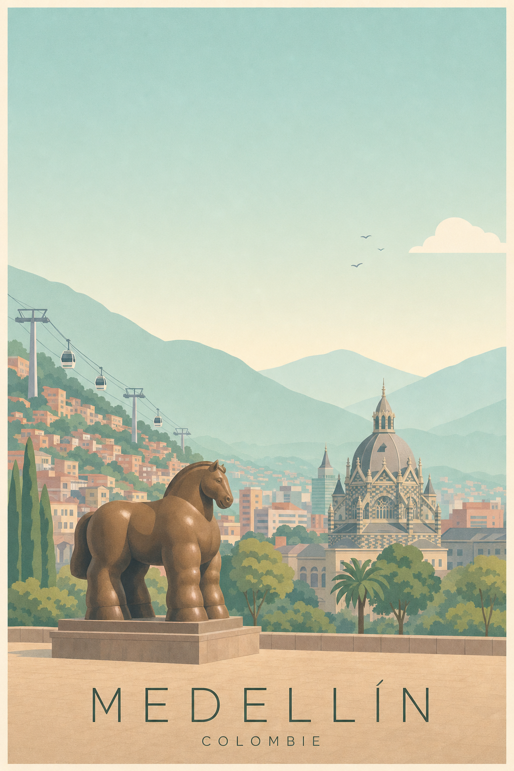 Affiche de Medellín - Poster Calme