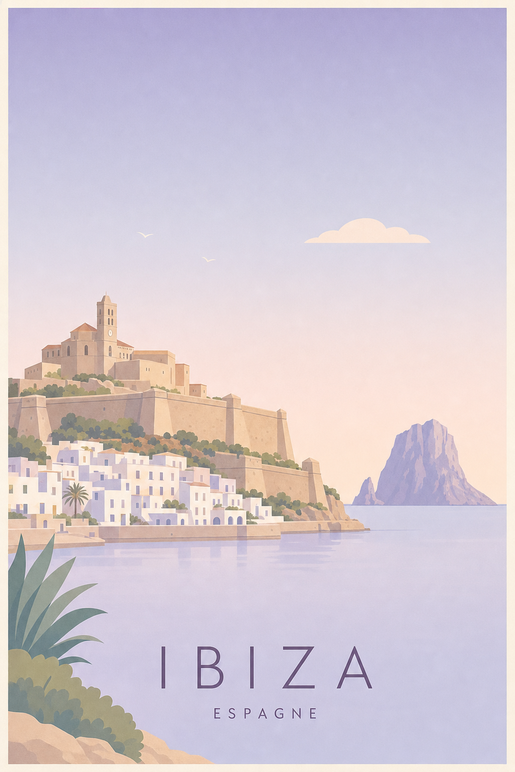 Affiche d'Ibiza - Poster Calme