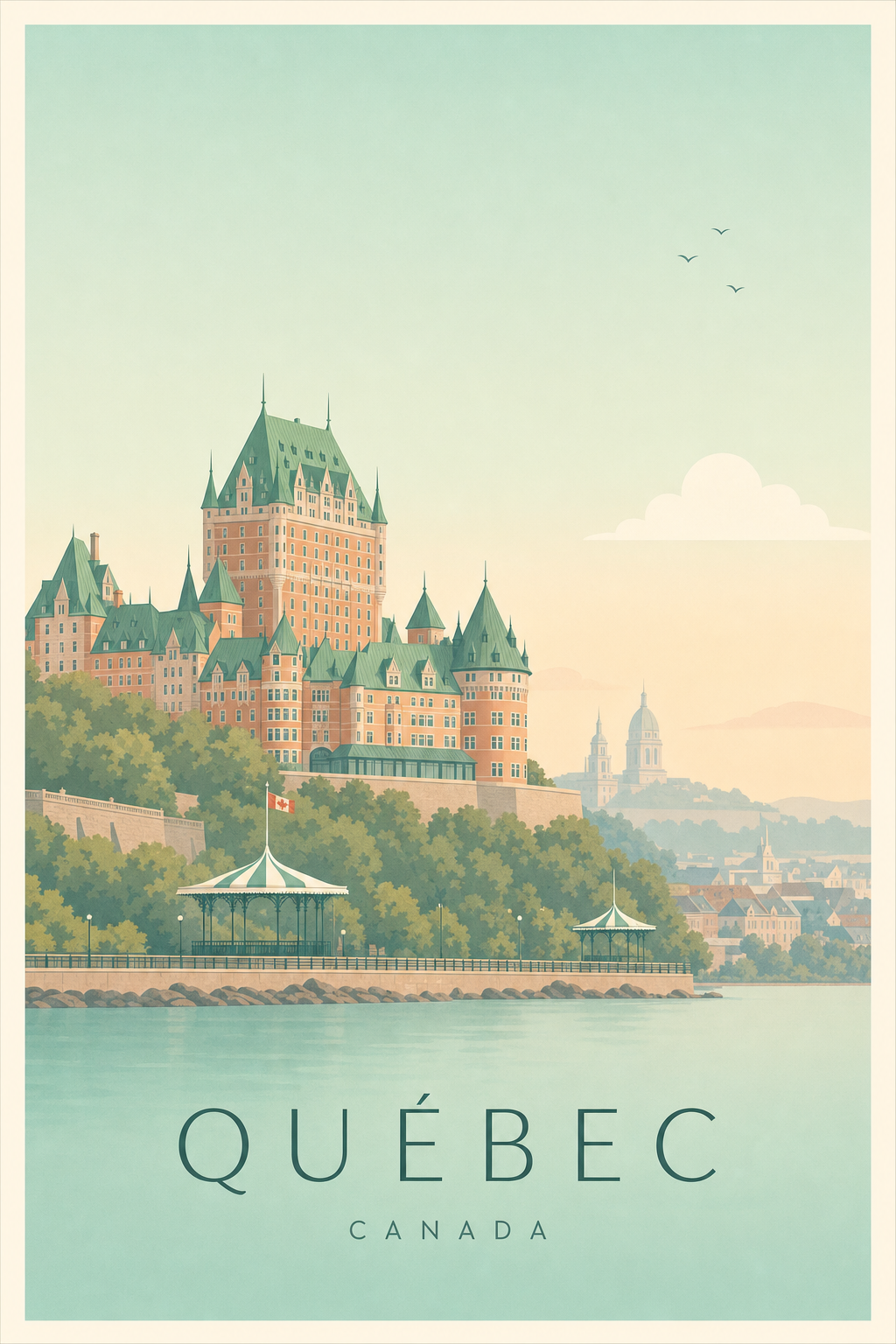 Affiche de Québec - Poster Calme