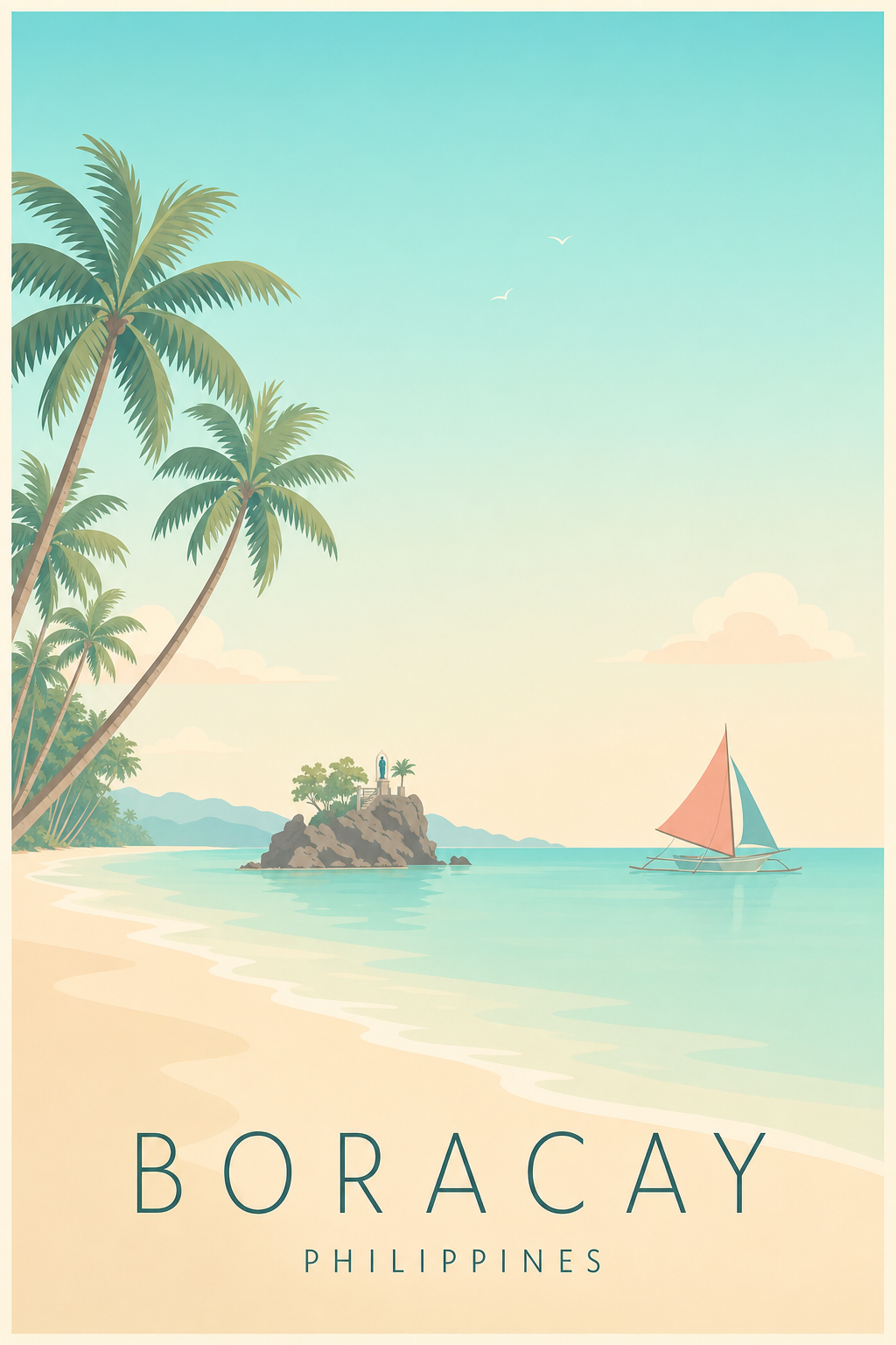 Affiche de Boracay - Poster Calme