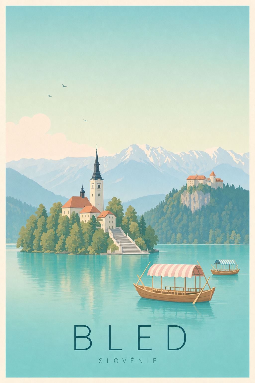 Affiche de Bled - Poster Calme