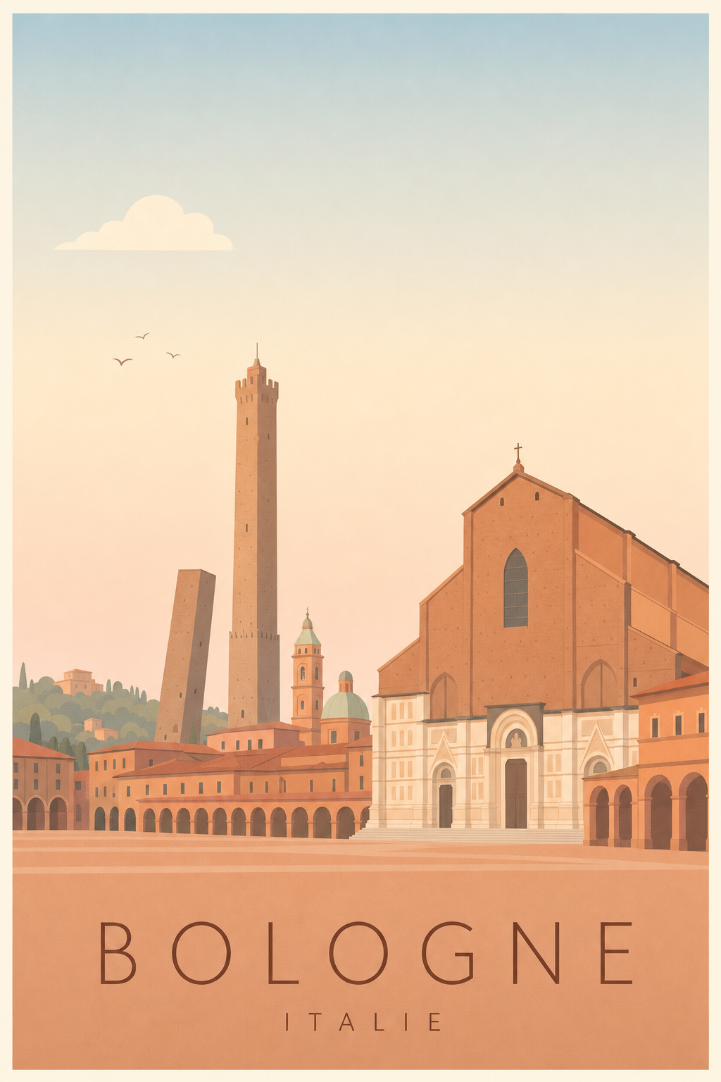 Affiche de Bologne - Poster Calme