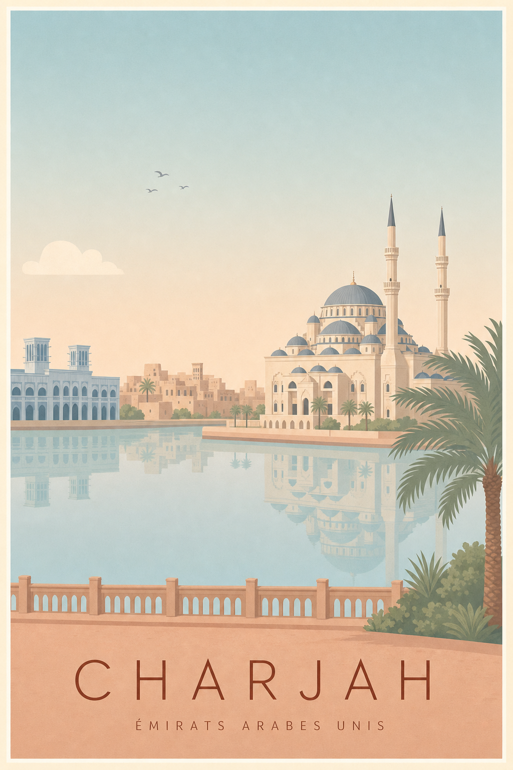 Affiche de Charjah - Poster Calme