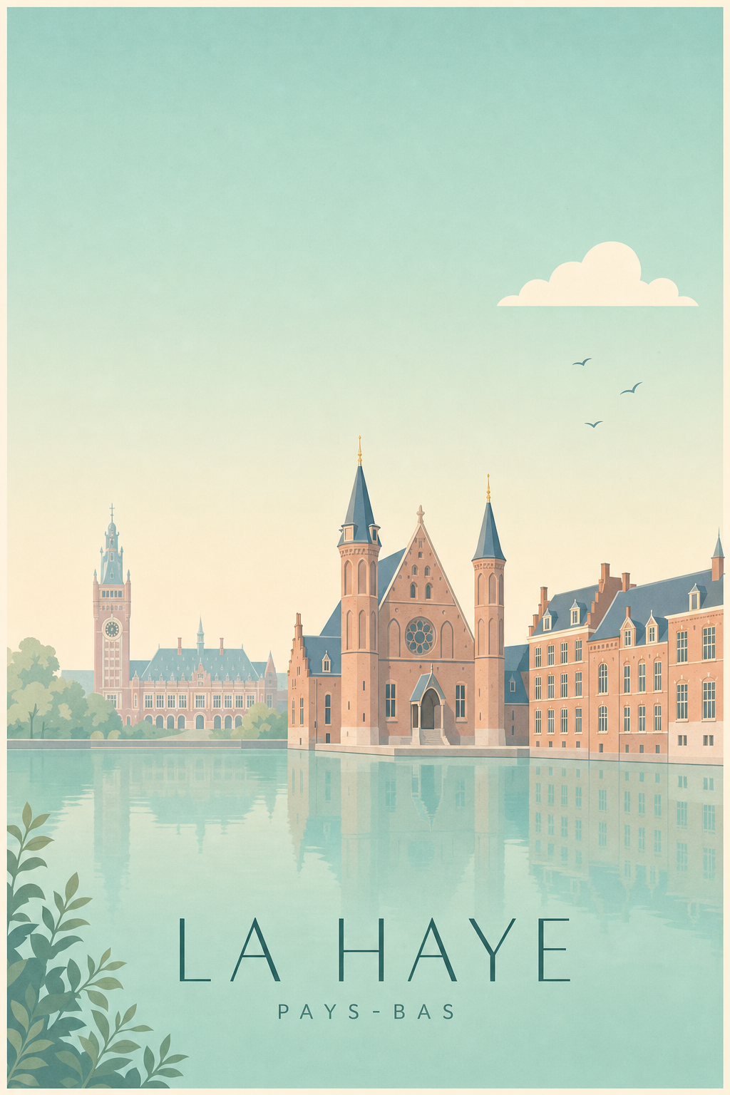Affiche de La Haye - Poster Calme