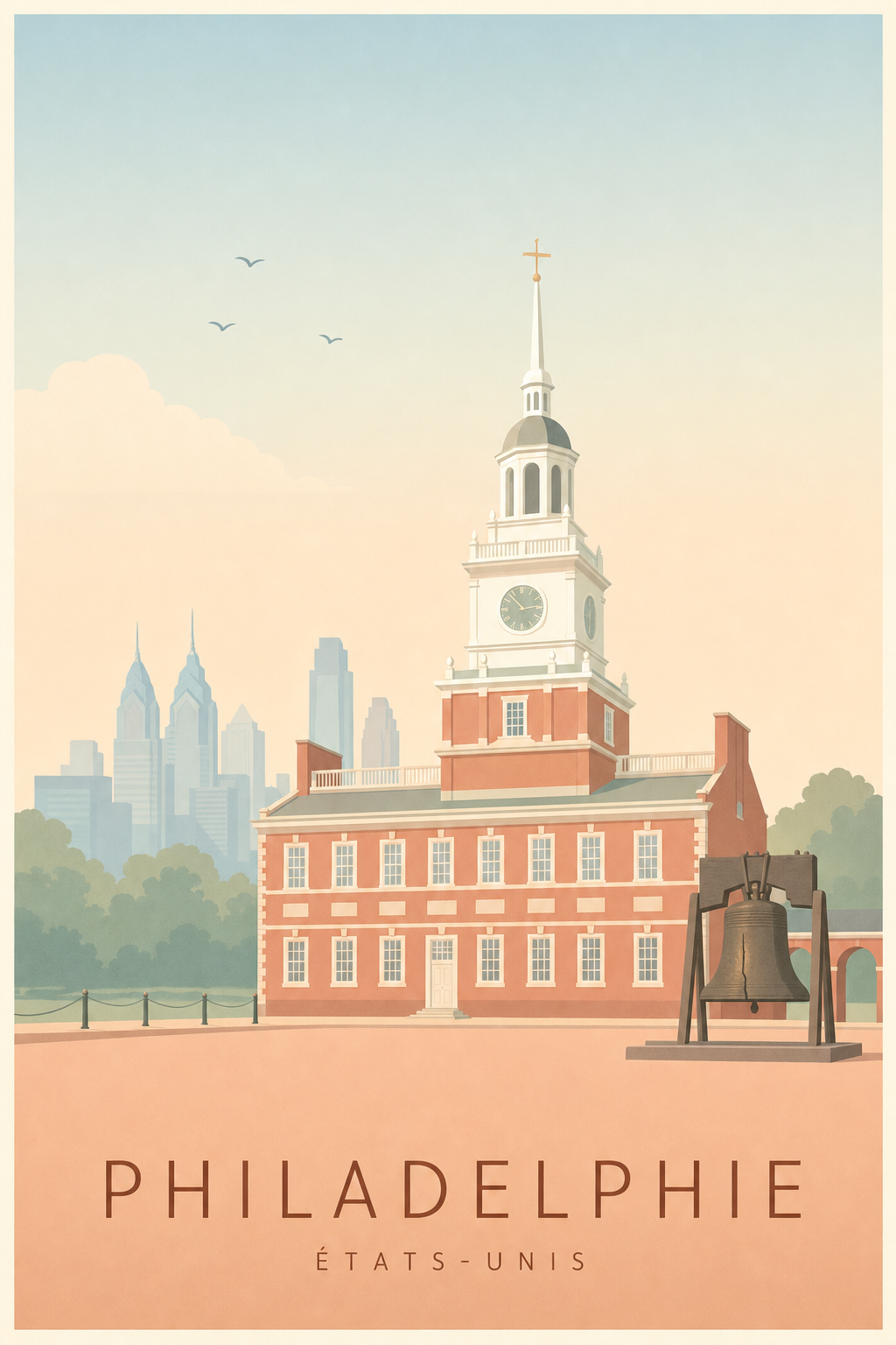 Affiche de Philadelphie - Poster Calme