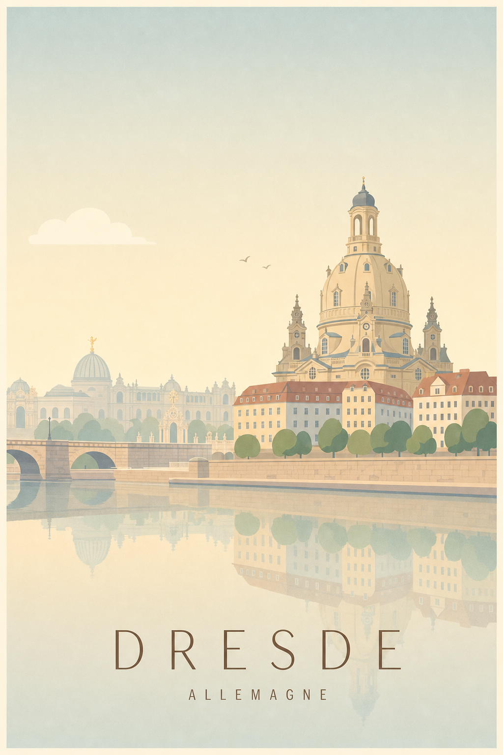 Affiche de Dresde - Poster Calme