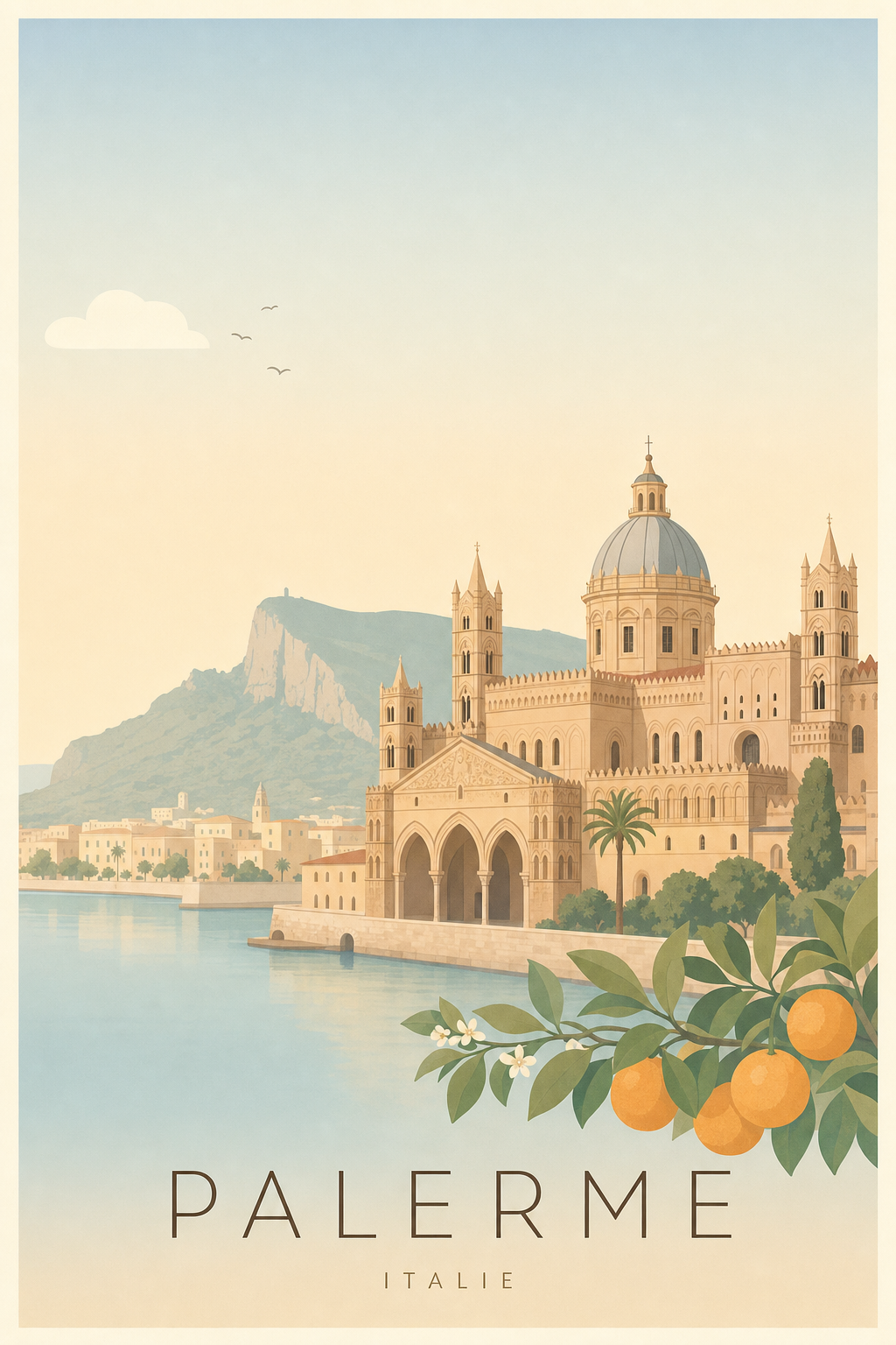 Affiche de Palerme - Poster Calme