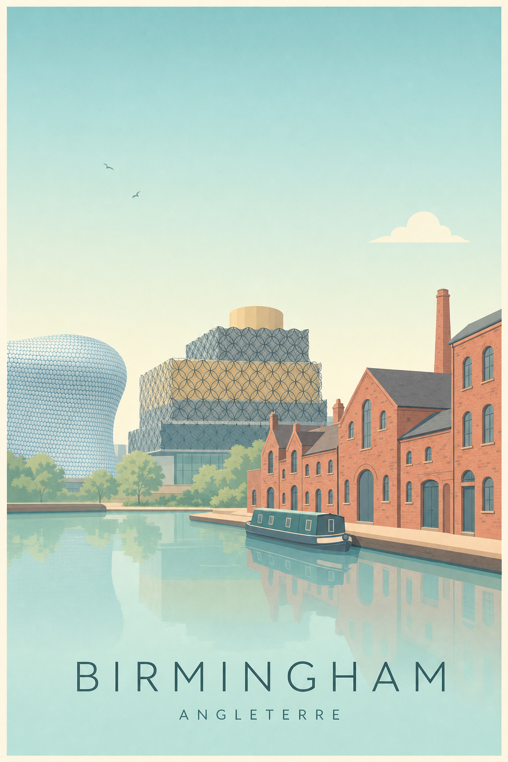 Affiche de Birmingham - Poster Calme