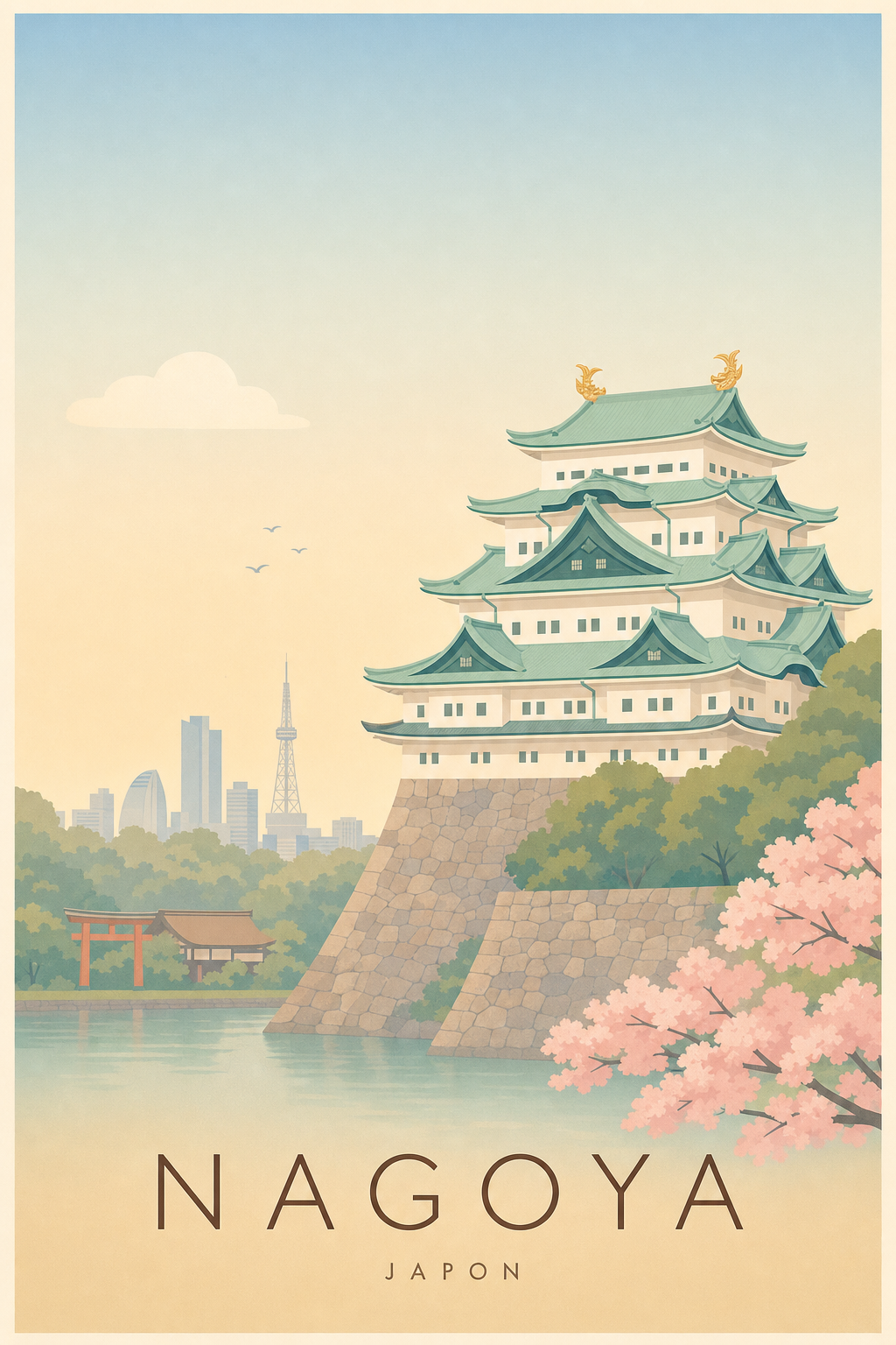 Affiche de Nagoya - Poster Calme