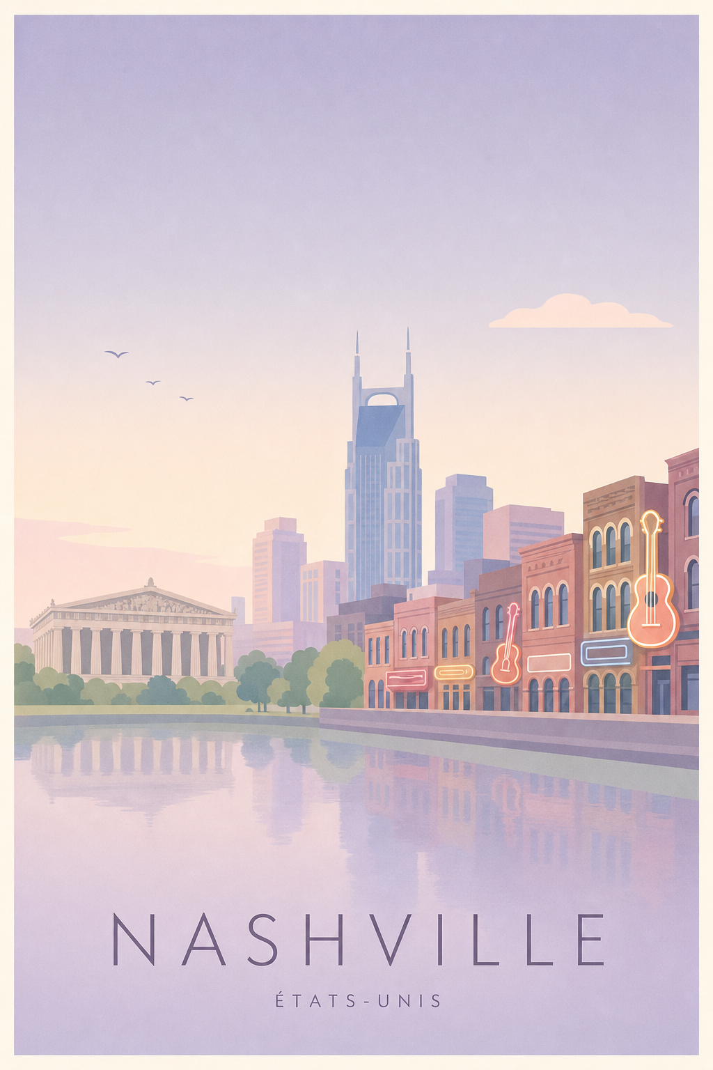 Affiche de Nashville - Poster Calme