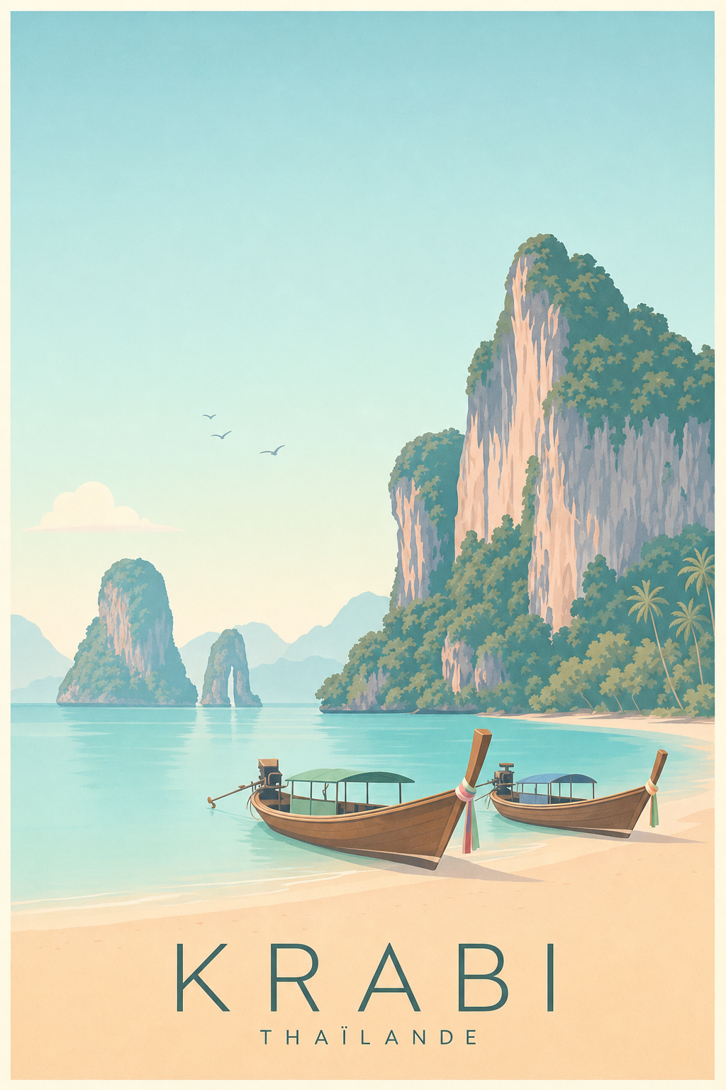 Affiche de Krabi - Poster Calme