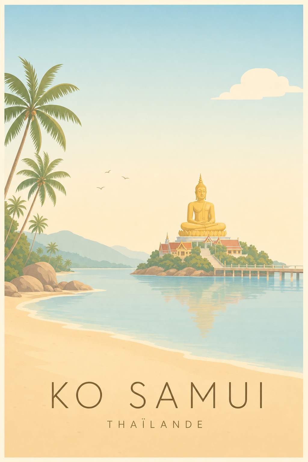 Affiche de Ko Samui - Poster Calme