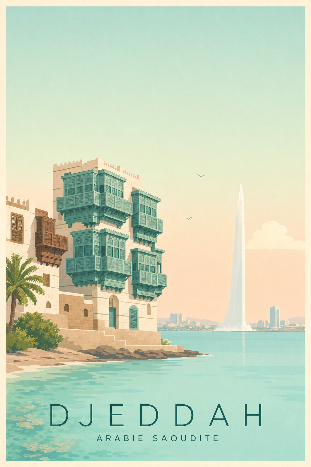 Affiche de Djeddah - Poster Calme