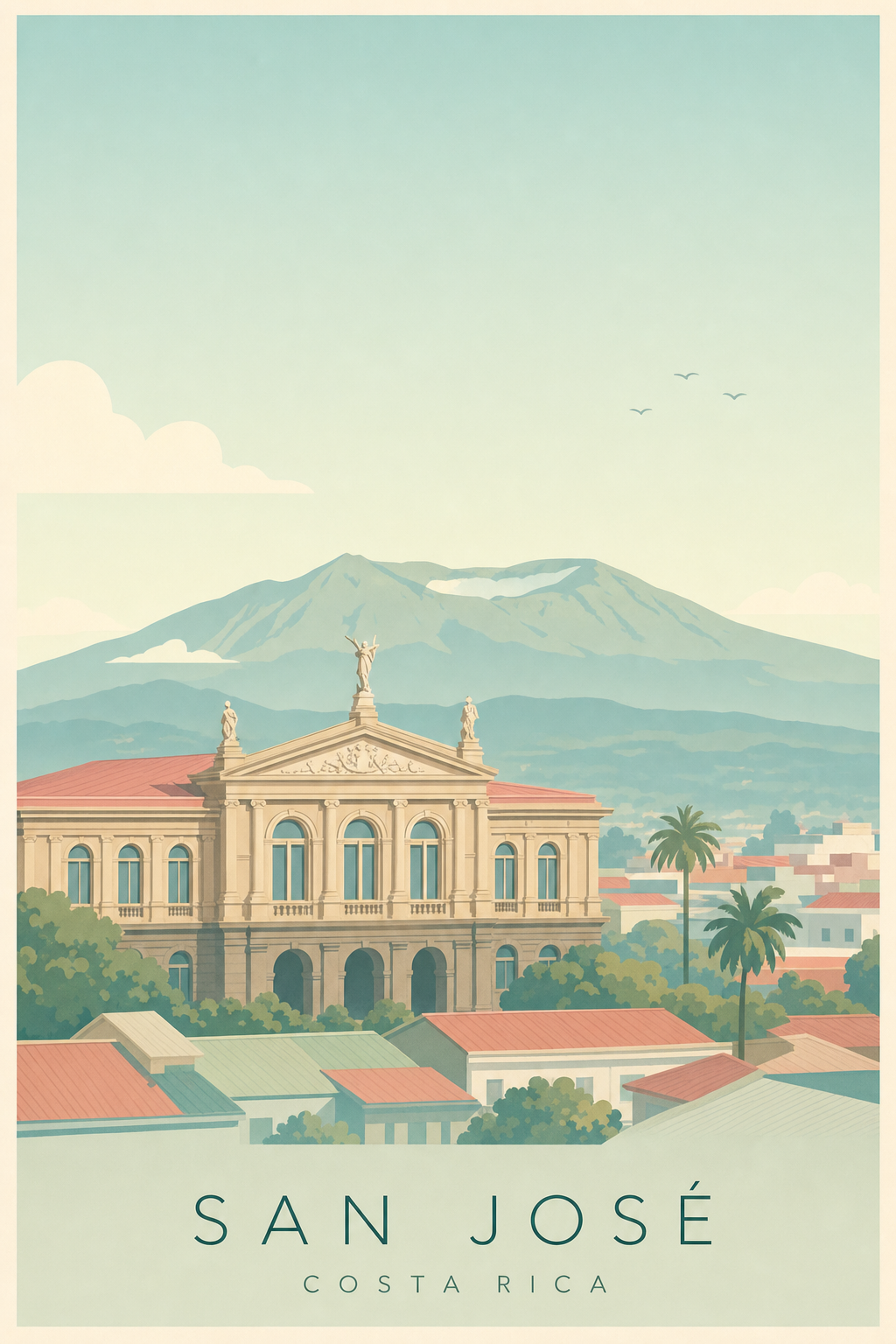 Affiche de San José - Poster Calme