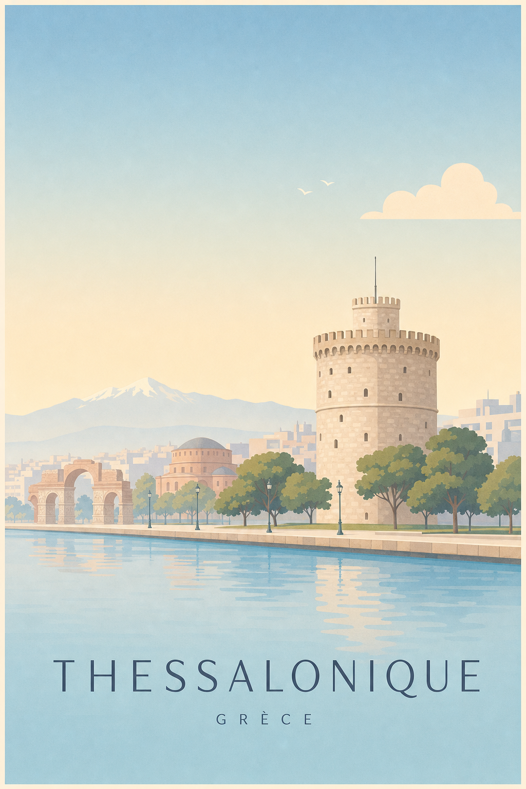 Affiche de Thessalonique - Poster Calme
