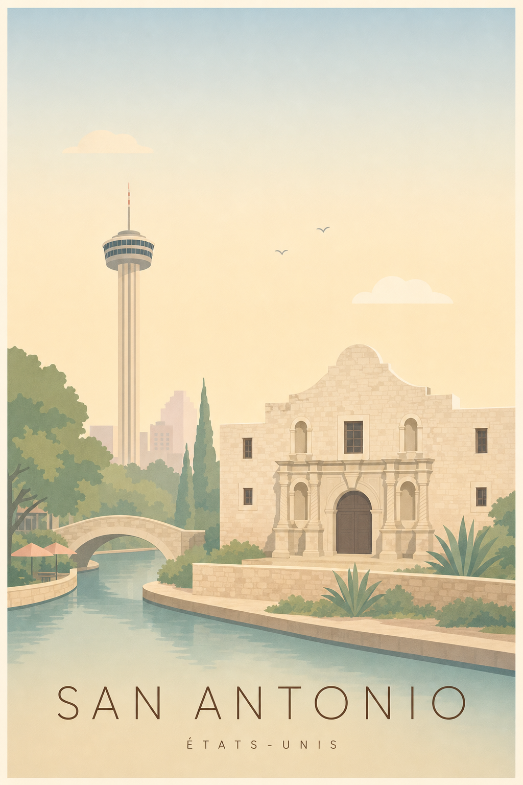 Affiche de San Antonio - Poster Calme