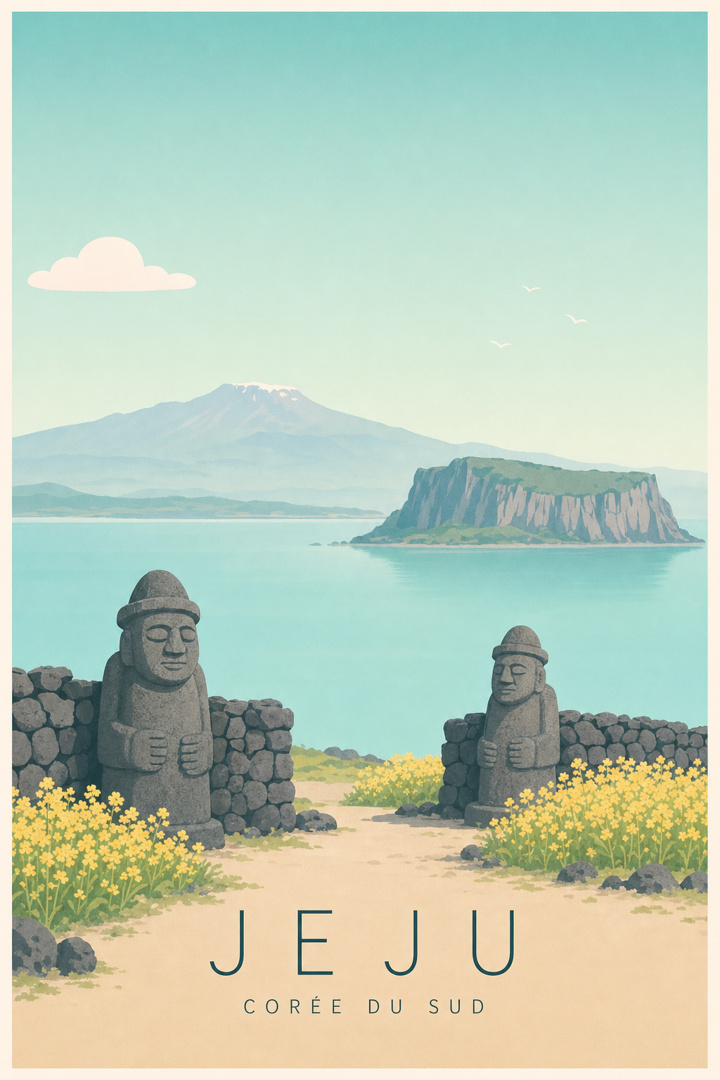 Affiche de Jeju - Poster Calme