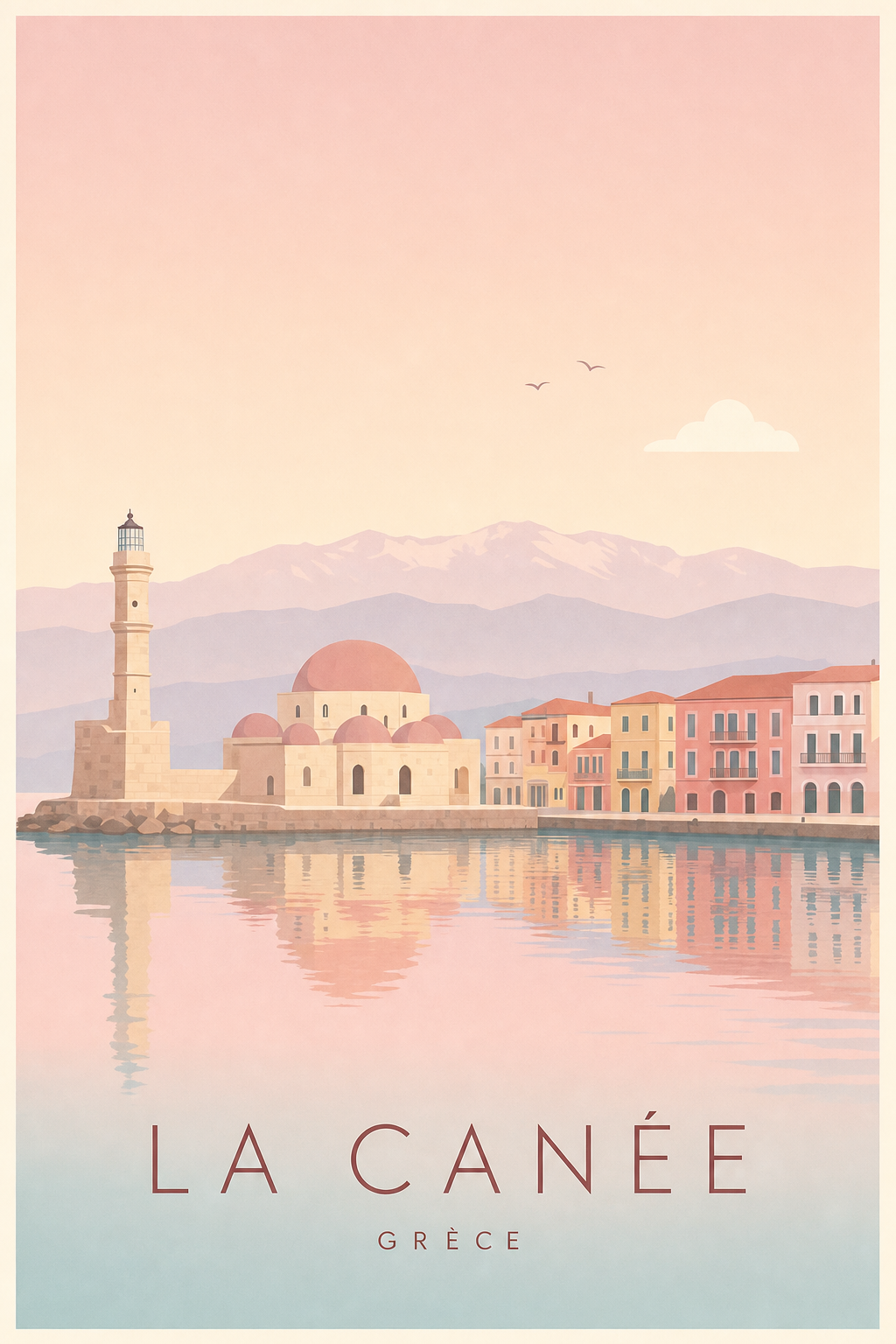 Affiche de La Canée - Poster Calme