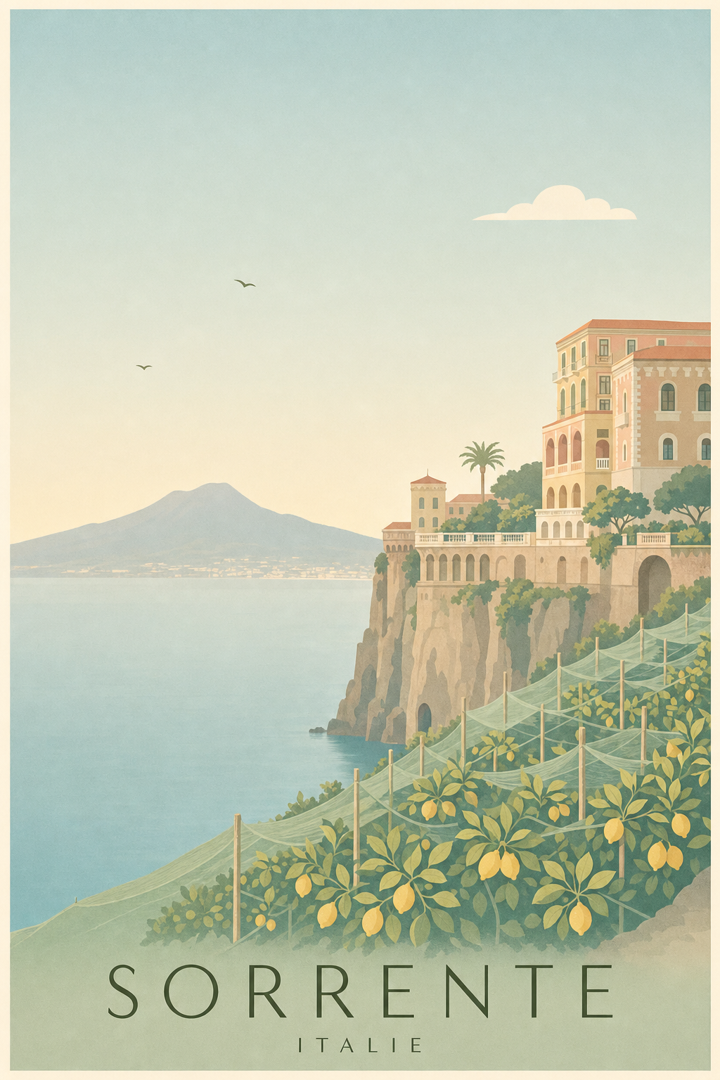 Affiche de Sorrente - Poster Calme