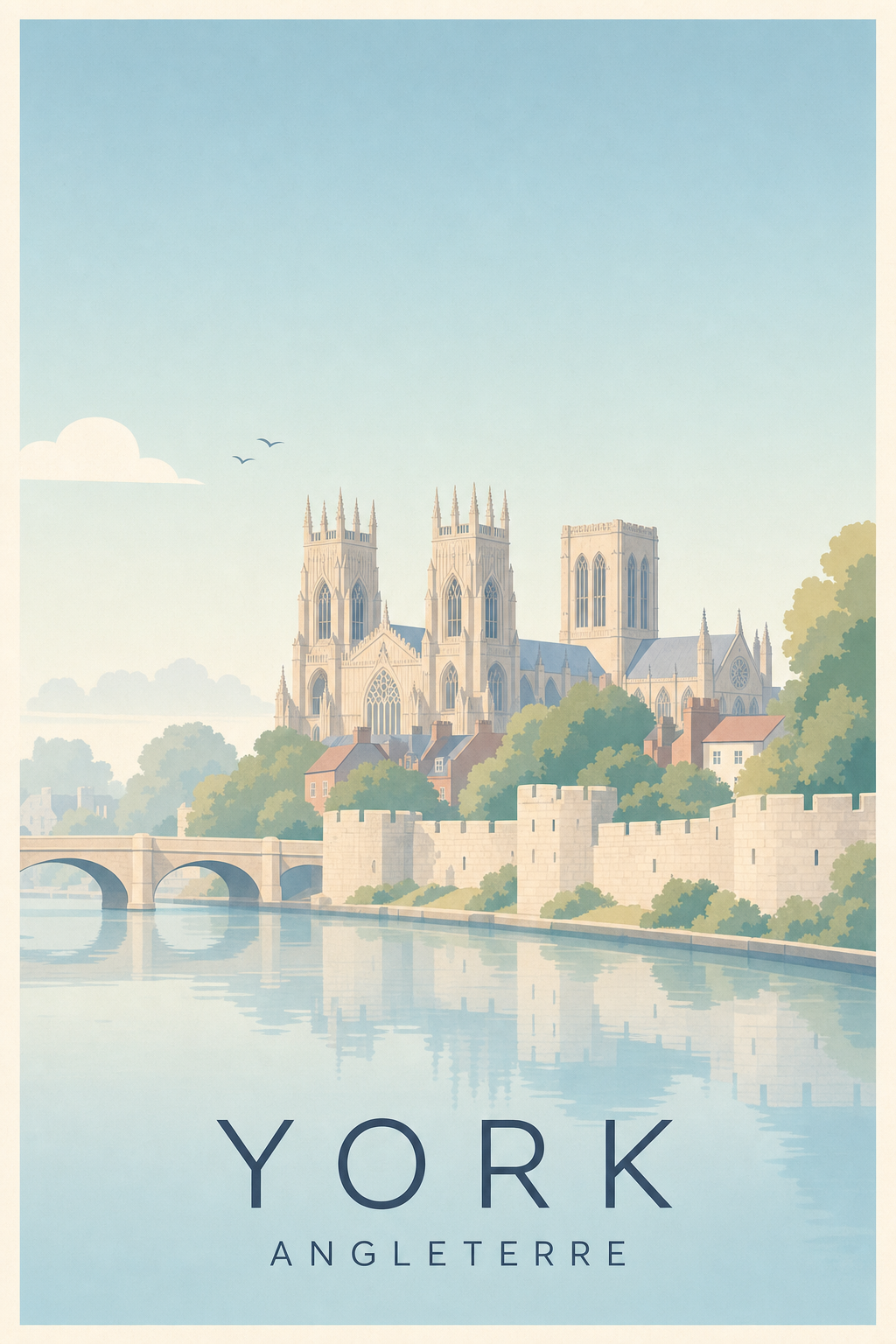 Affiche de York - Poster Calme