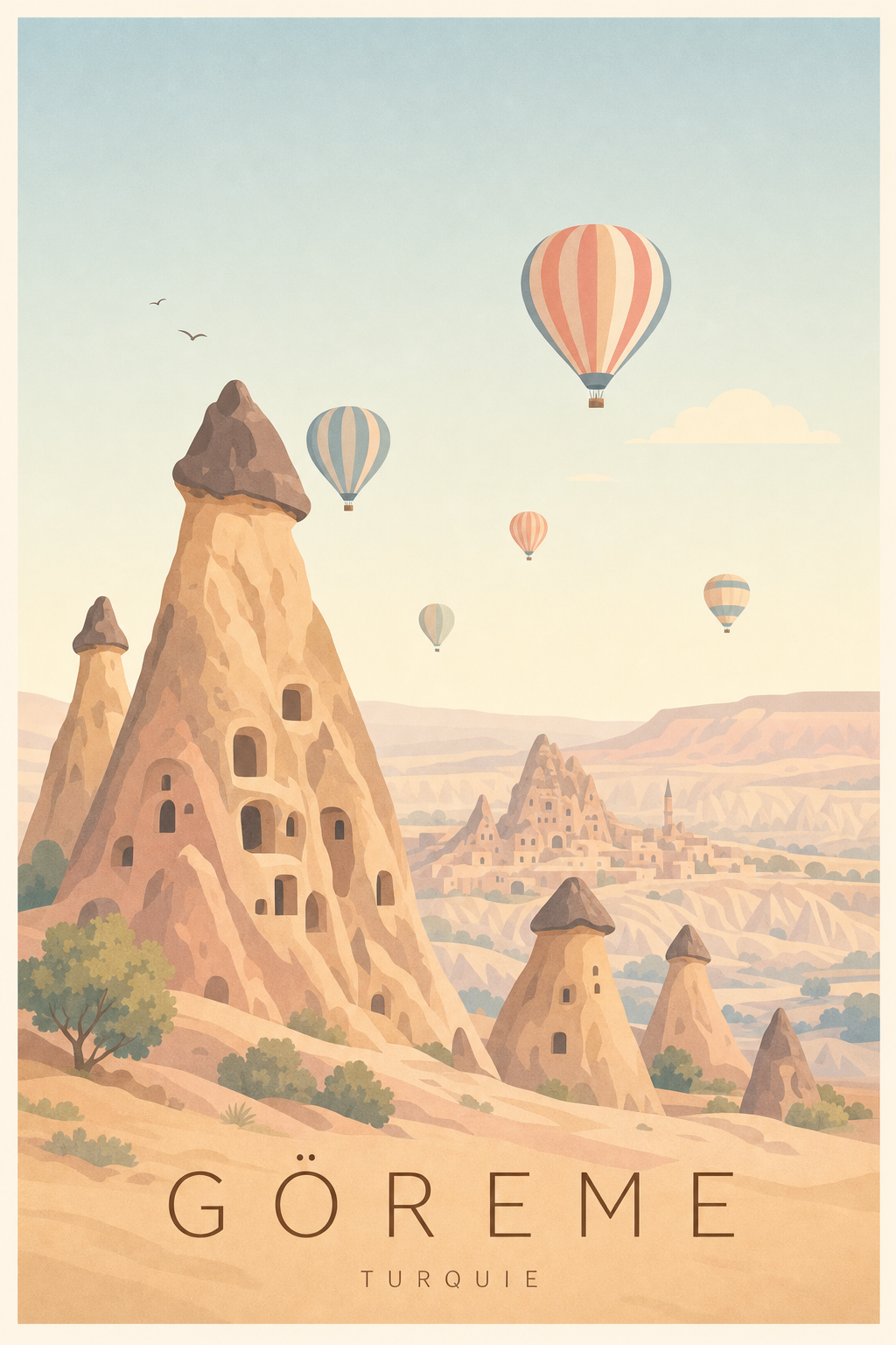 Affiche de Göreme - Poster Calme