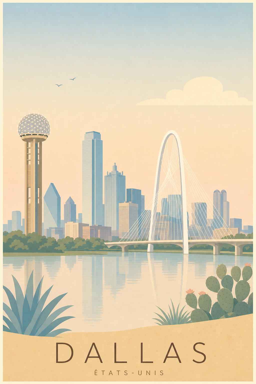 Affiche de Dallas - Poster Calme