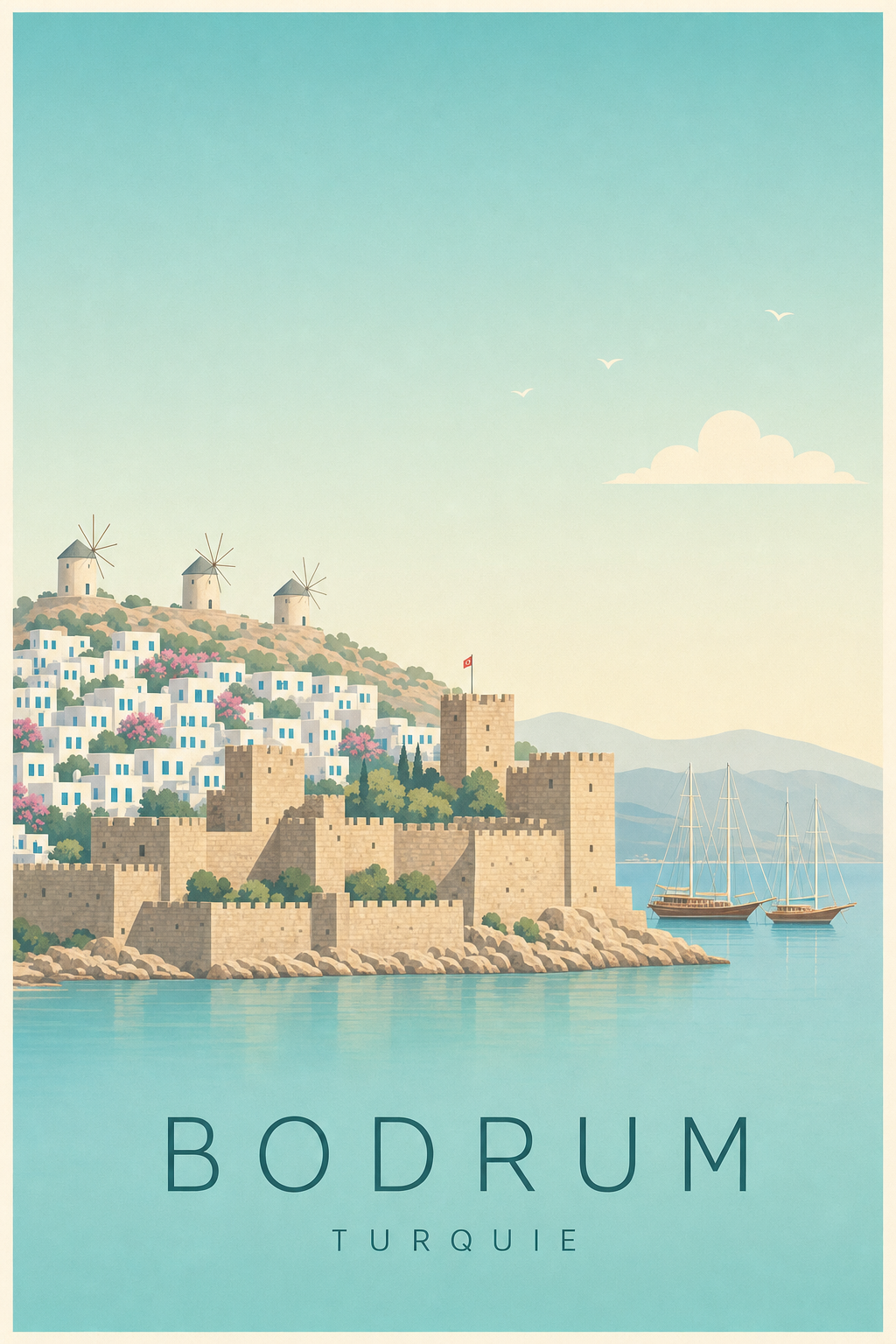 Affiche de Bodrum - Poster Calme