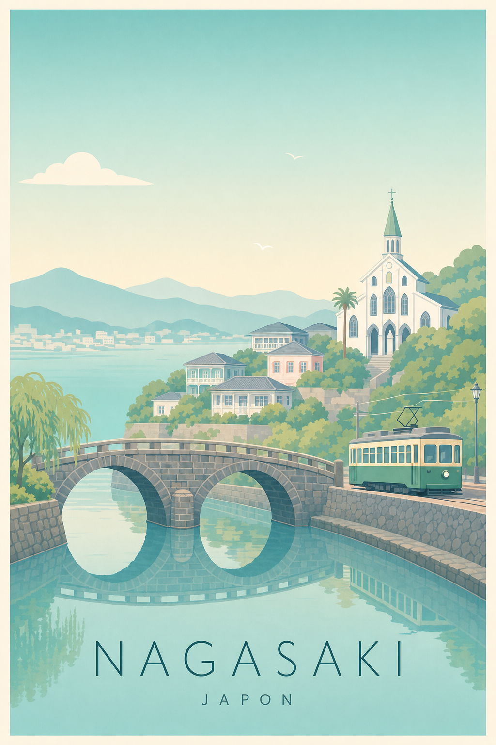Affiche de Nagasaki - Poster Calme