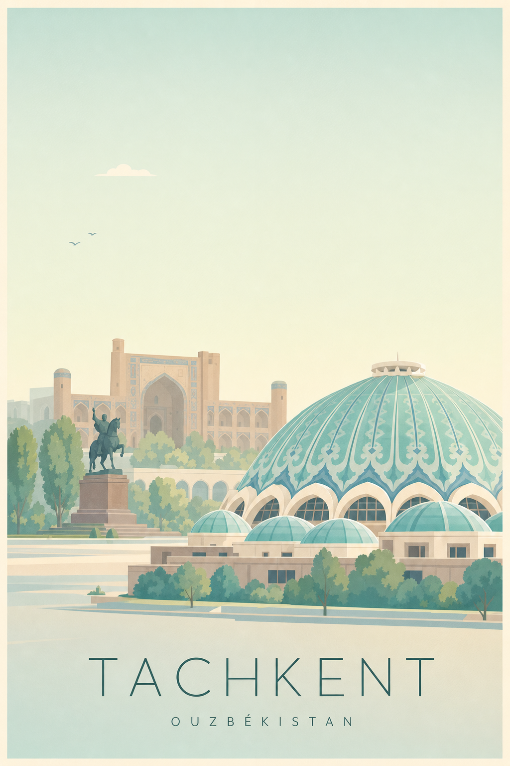 Affiche de Tachkent - Poster Calme