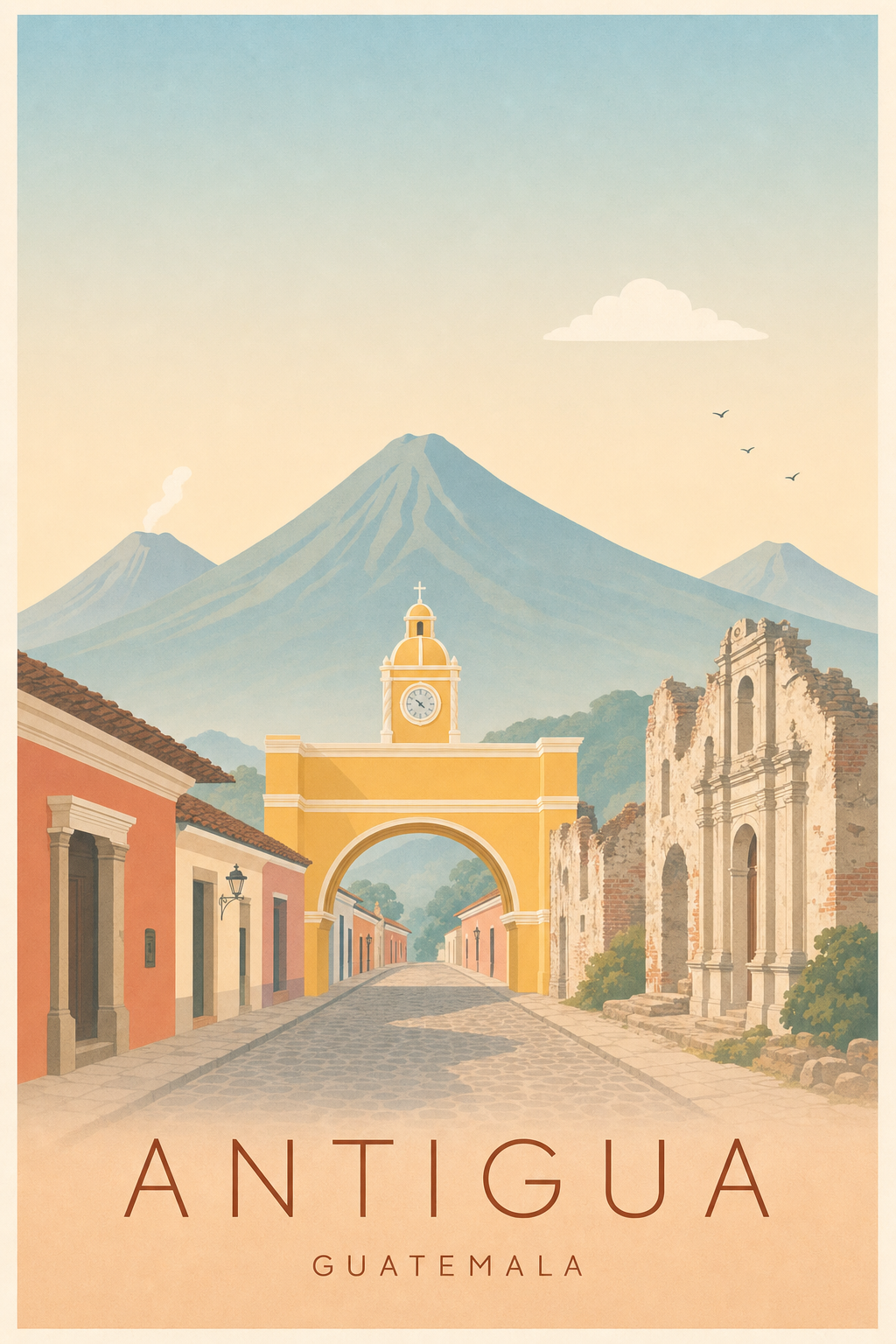 Affiche d'Antigua - Poster Calme