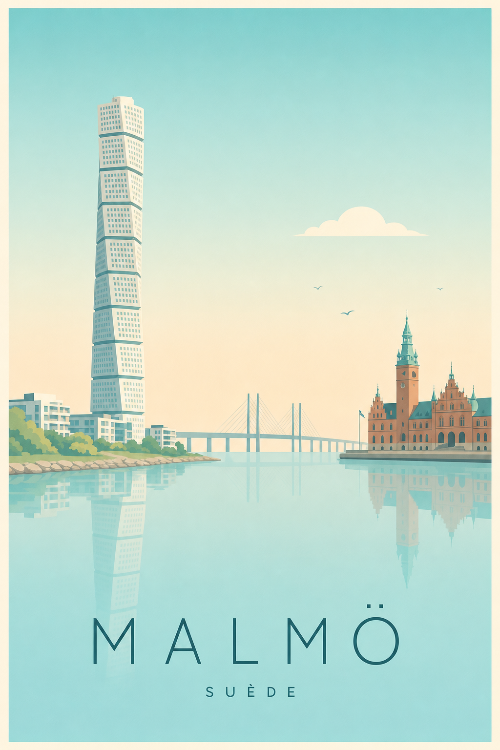 Affiche de Malmö - Poster Calme