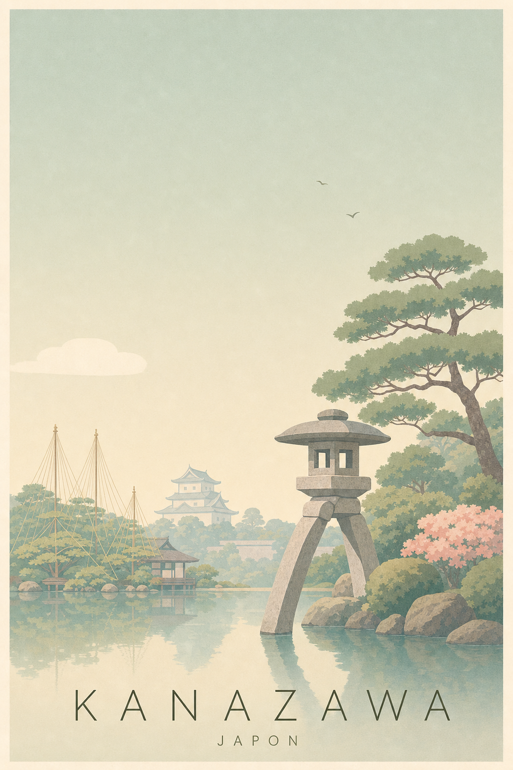 Affiche de Kanazawa - Poster Calme