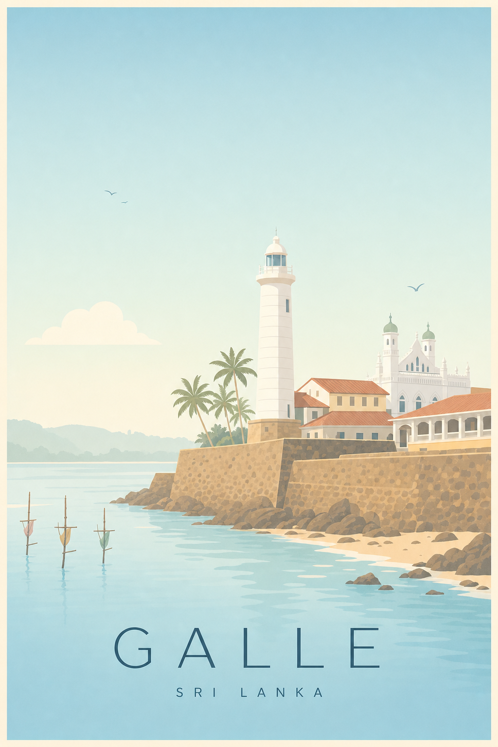 Affiche de Galle - Poster Calme