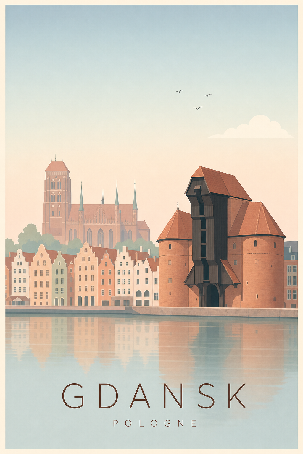 Affiche de Gdansk - Poster Calme