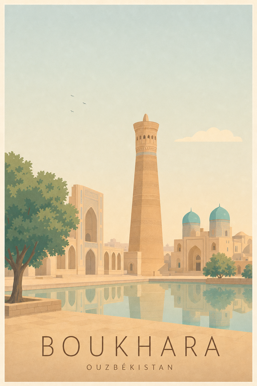 Affiche de Boukhara - Poster Calme