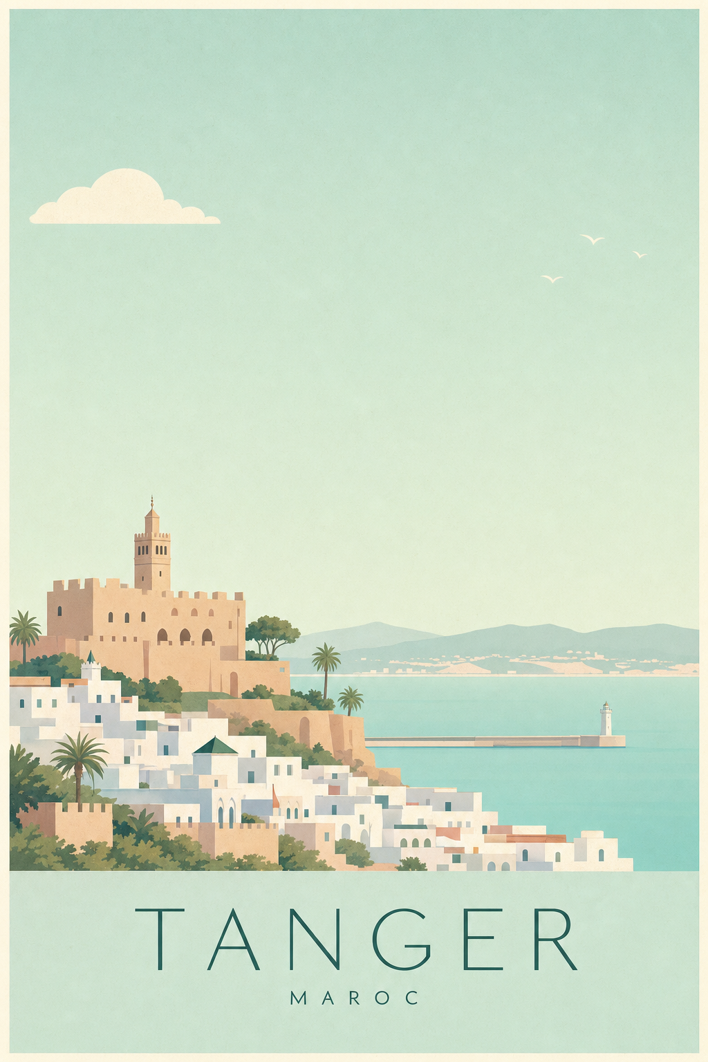 Affiche de Tanger - Poster Calme
