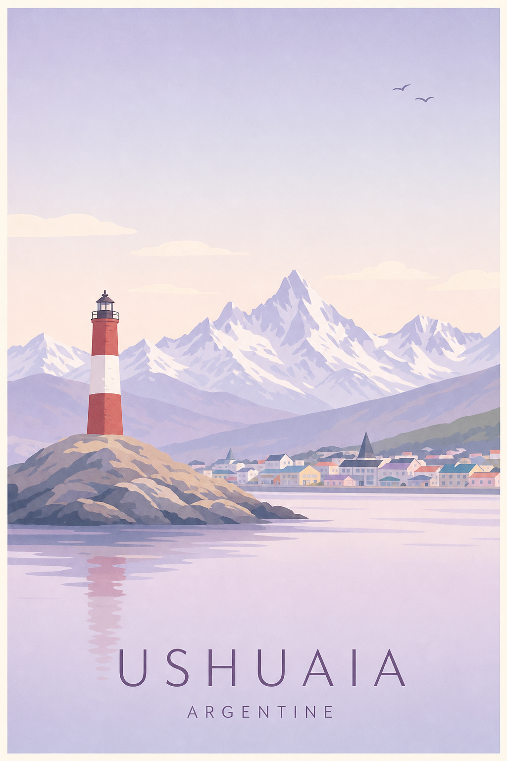 Affiche d'Ushuaia - Poster Calme