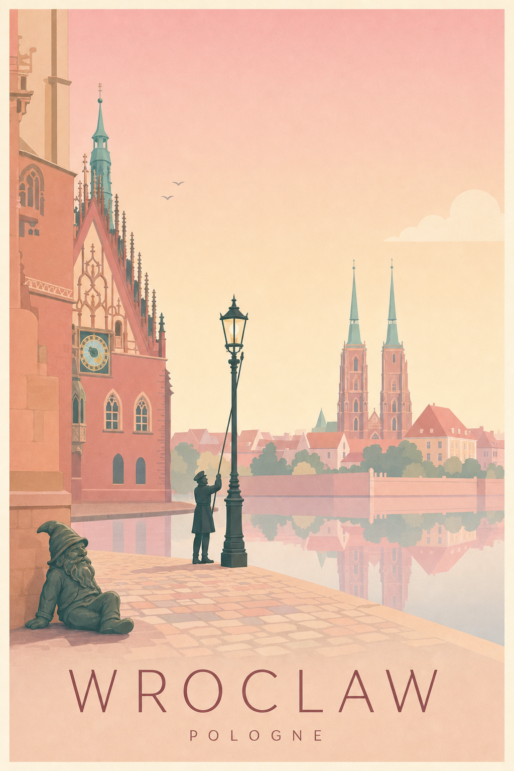 Affiche de Wroclaw - Poster Calme