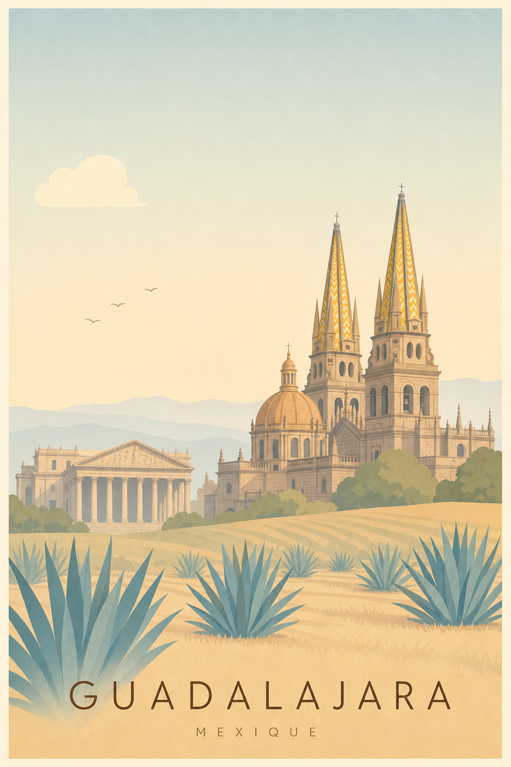 Affiche de Guadalajara - Poster Calme