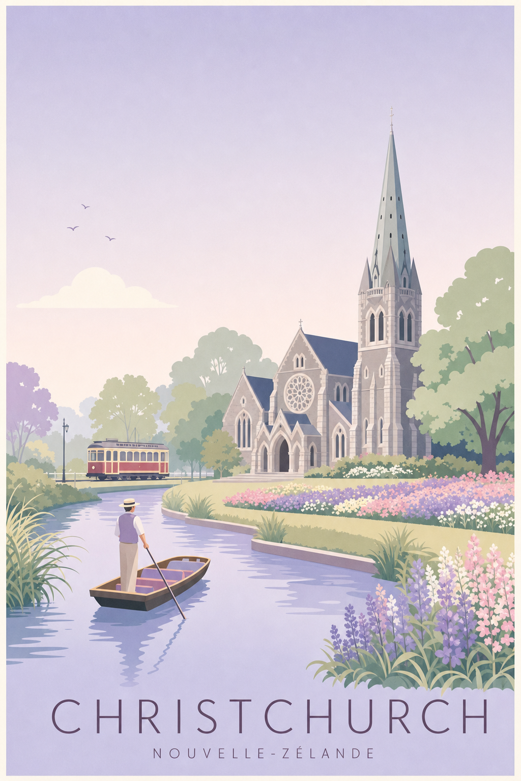 Affiche de Christchurch - Poster Calme