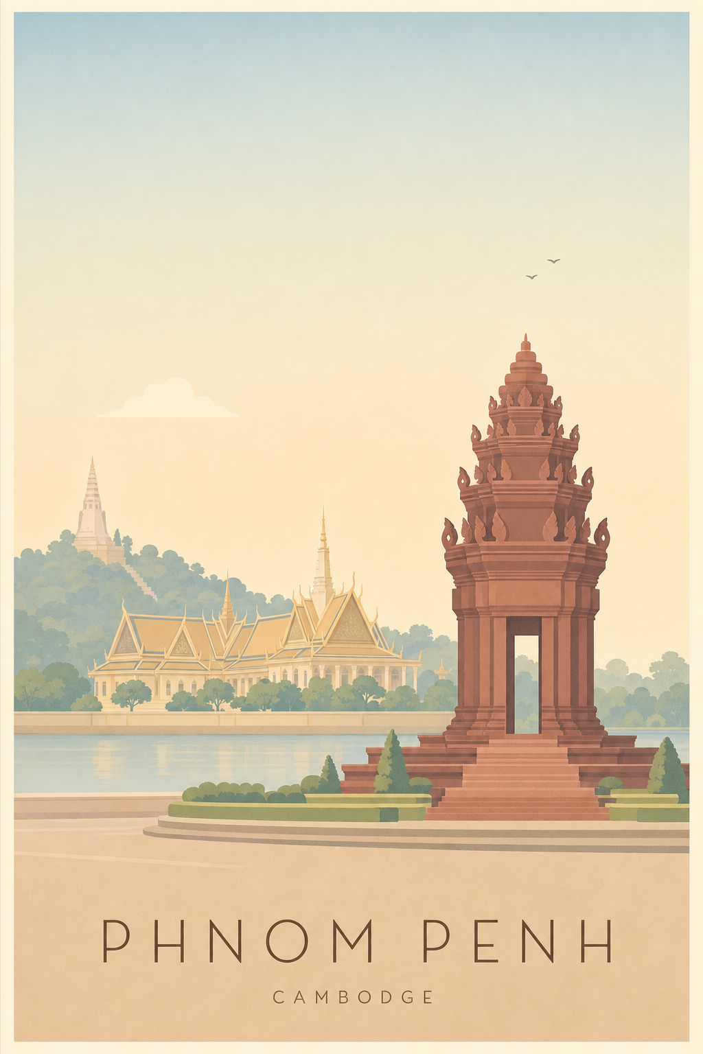 Affiche de Phnom Penh - Poster Calme