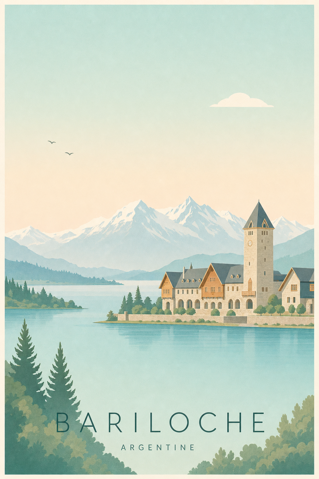 Affiche de Bariloche - Poster Calme