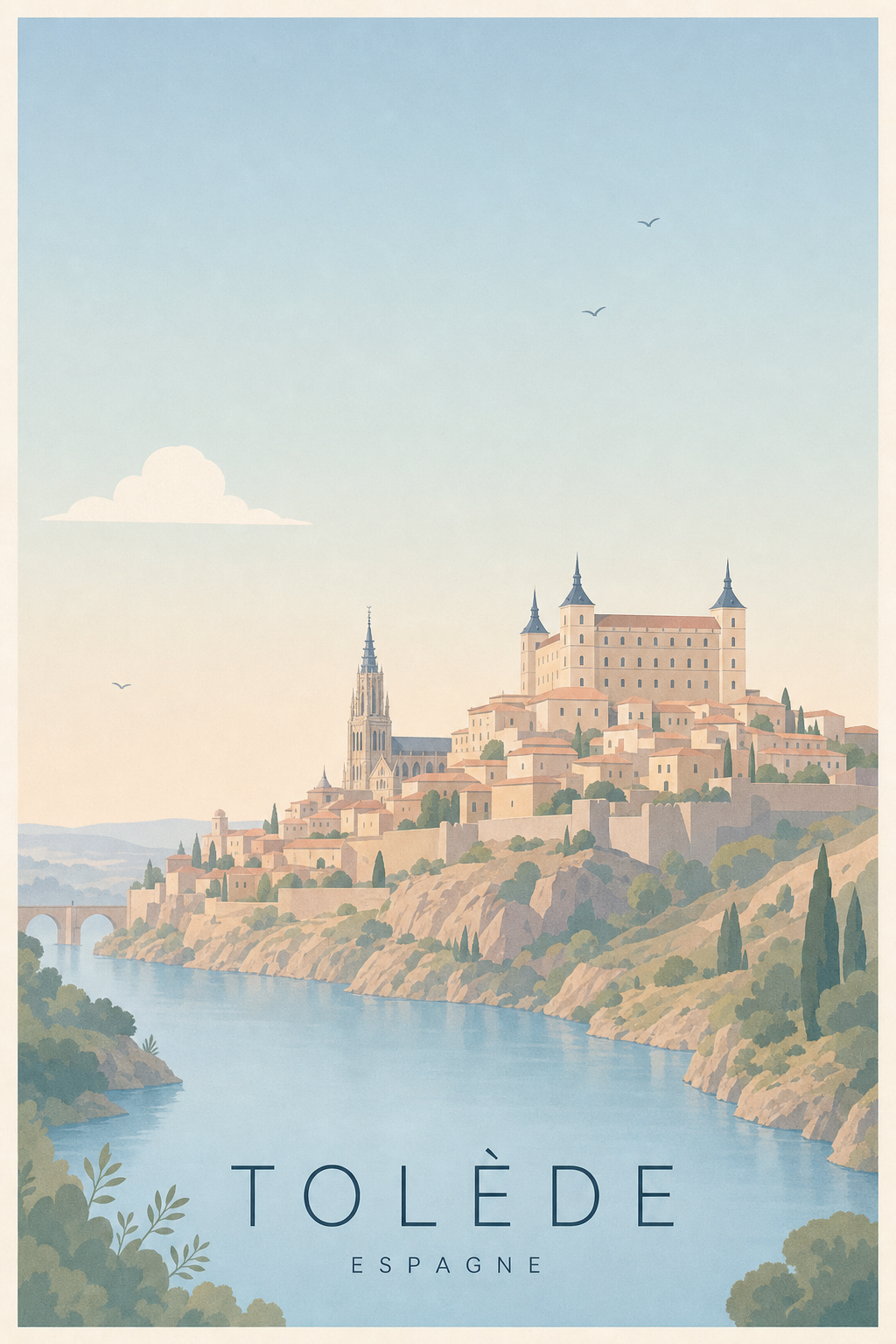 Affiche de Tolède - Poster Calme