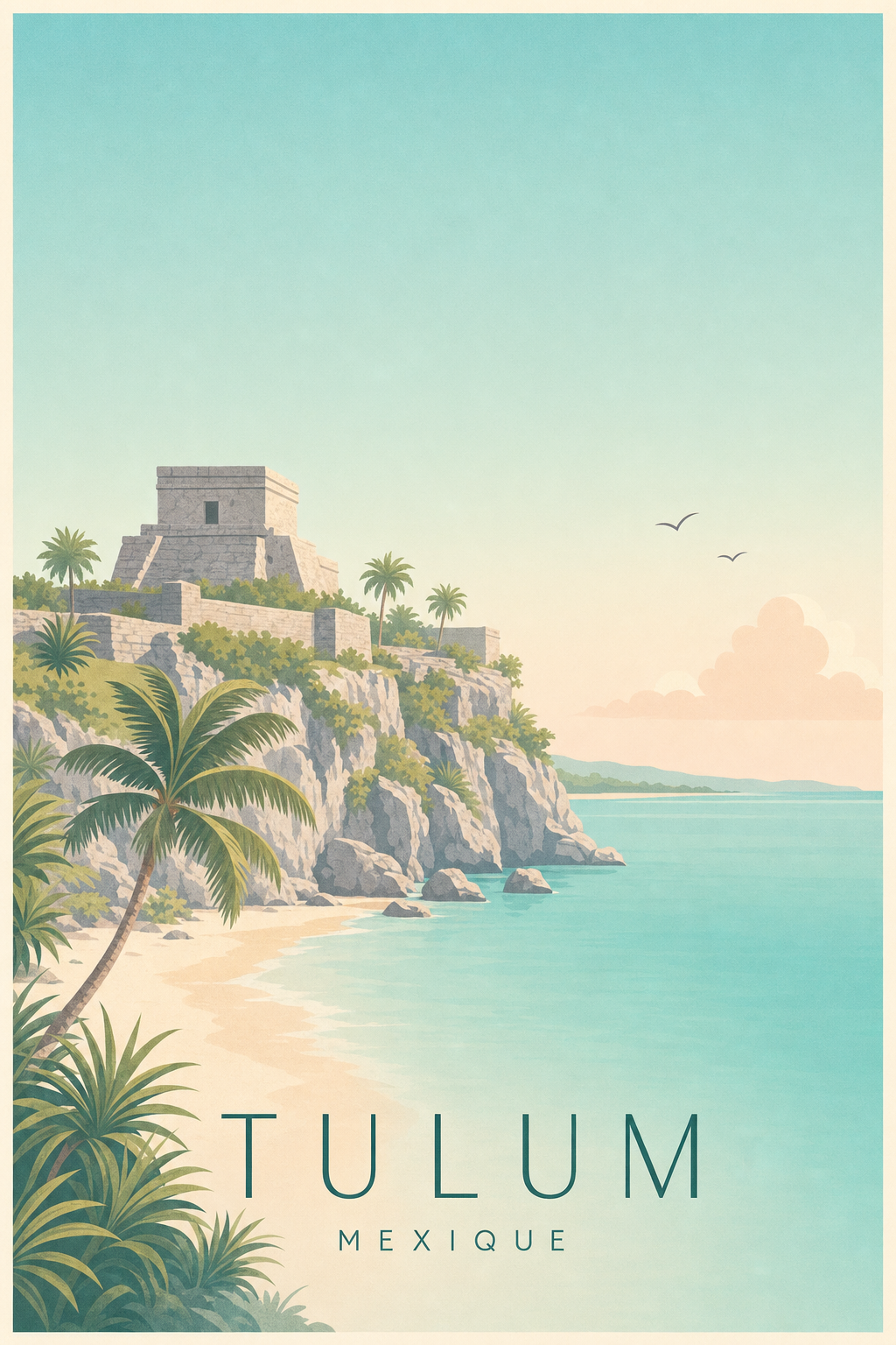 Affiche de Tulum - Poster Calme