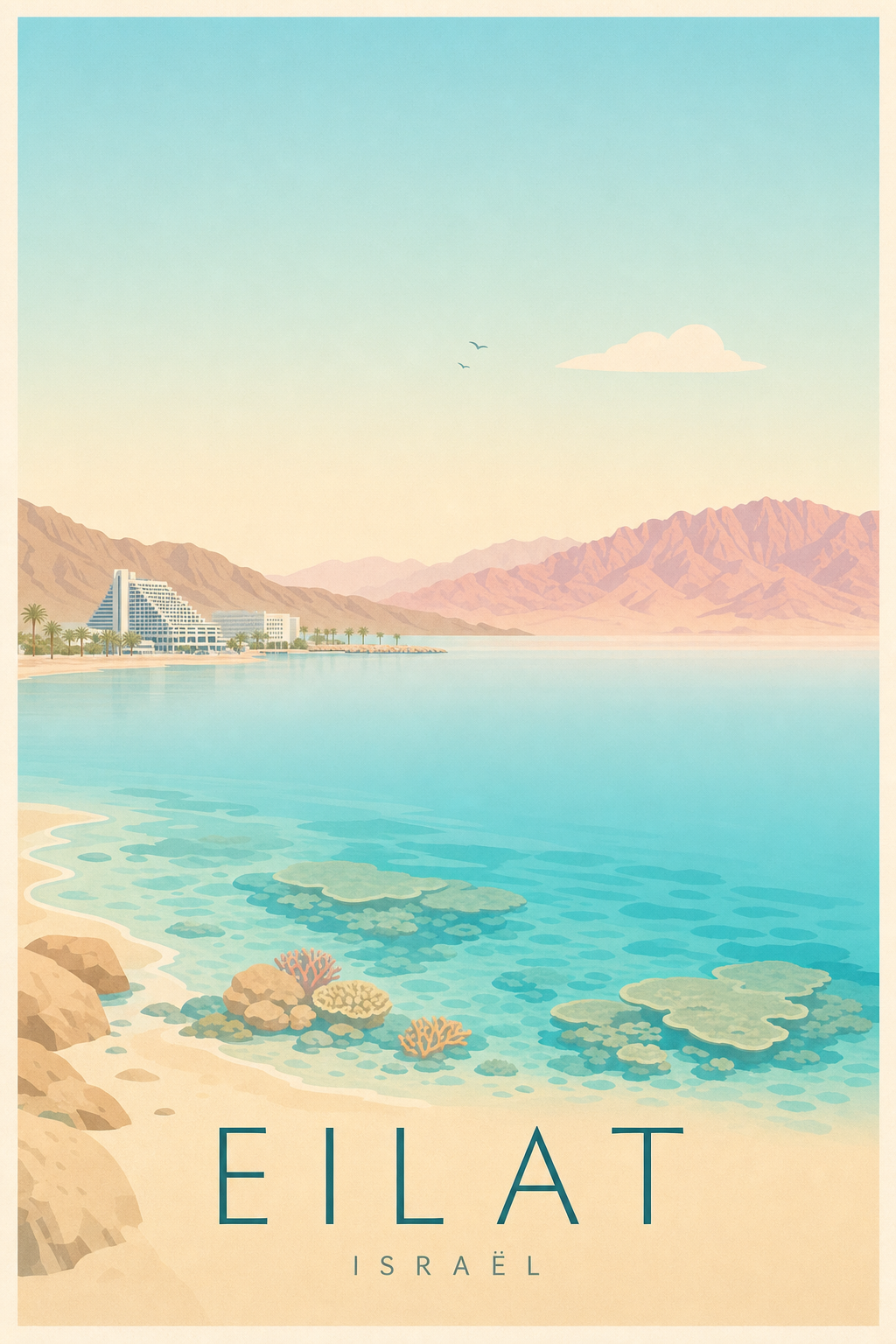 Affiche d'Eilat - Poster Calme