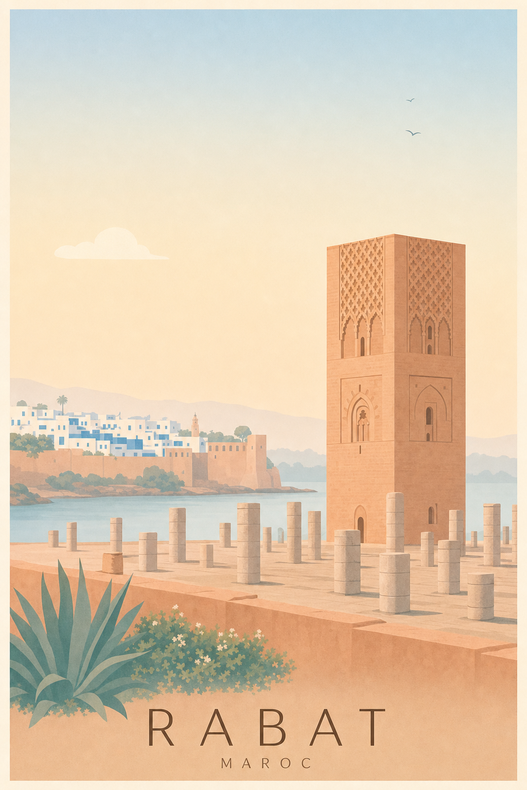 Affiche de Rabat - Poster Calme